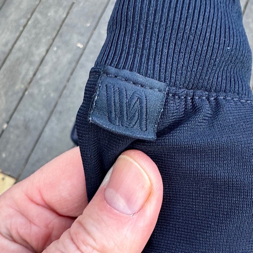 Men's Navy Drawstring Jogger Pants - Casual Performance Fit - Picture 6 of 8